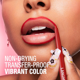 LANGMANNI evening lifestyle look pairing liners with makeup for impact