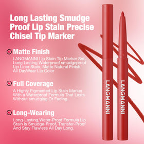 LANGMANNI pencil tip close-up revealing creamy texture for smooth application