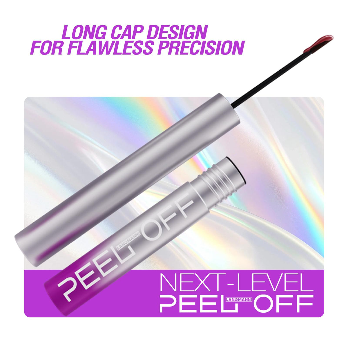 LANGMANNI precision brush tip closeup for sharp lip lines