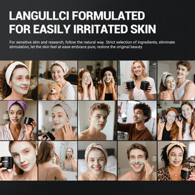 LANGULLCI before and after pore focus showing reduced congestion
