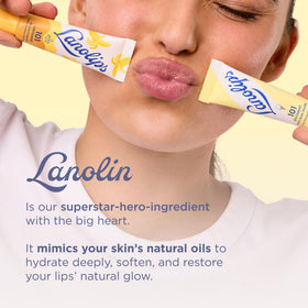 Lanolips 101 used on cuticles showing nail and skin softening benefit