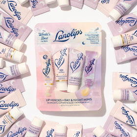 Lanolips close-up texture of 101 superbalm showing rich, emollient finish
