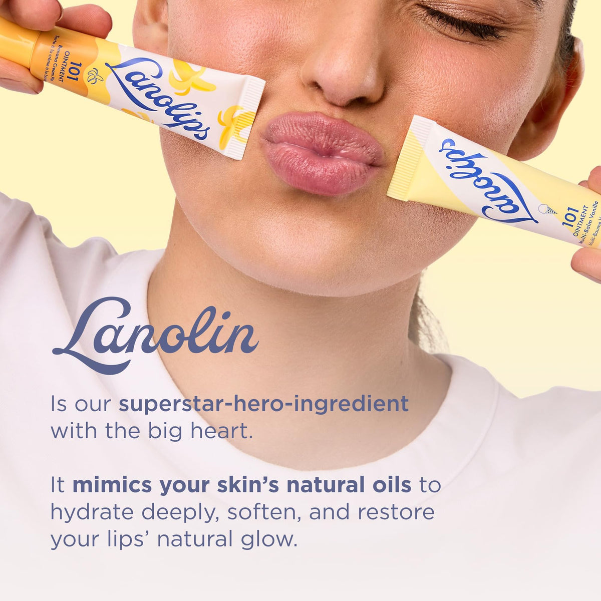 Using Lanolips on cuticles to soften skin and improve nail appearance