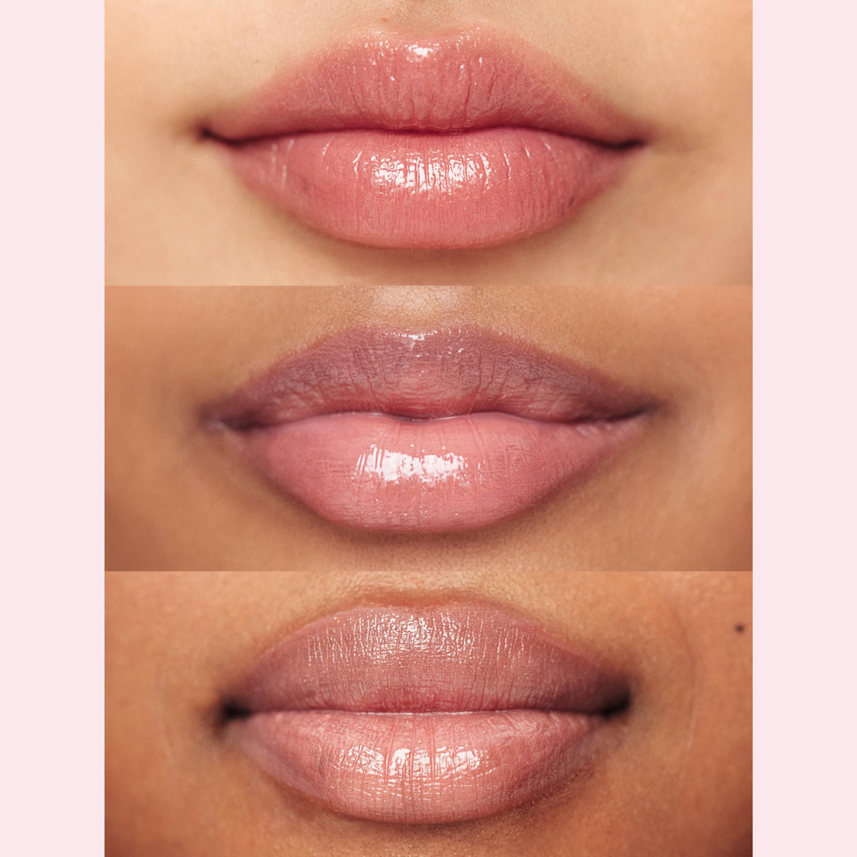 Lanolips before and after lips showing improved smoothness and subtle color boost