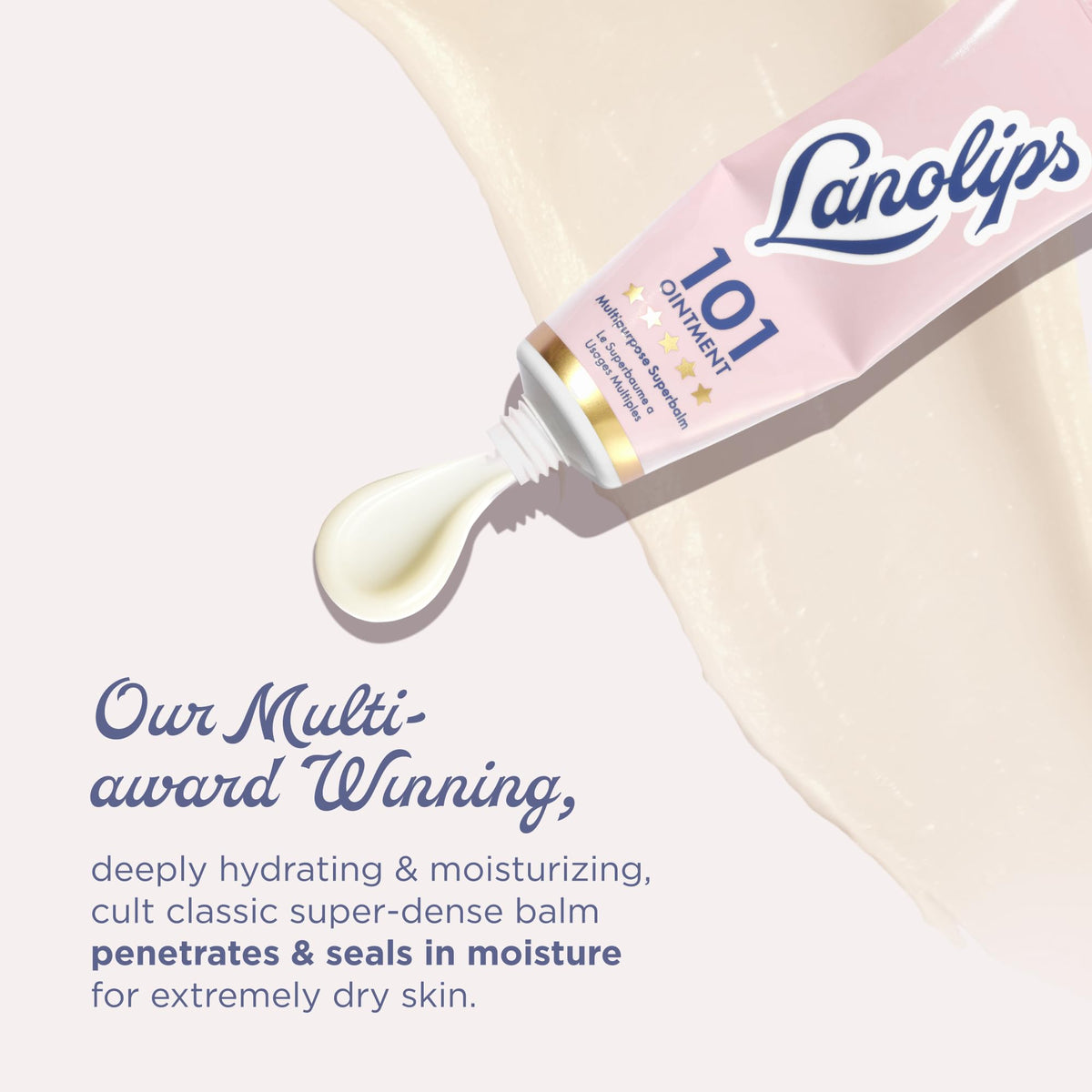 Lanolips mini kit beside a coin for scale, easy travel-friendly size
