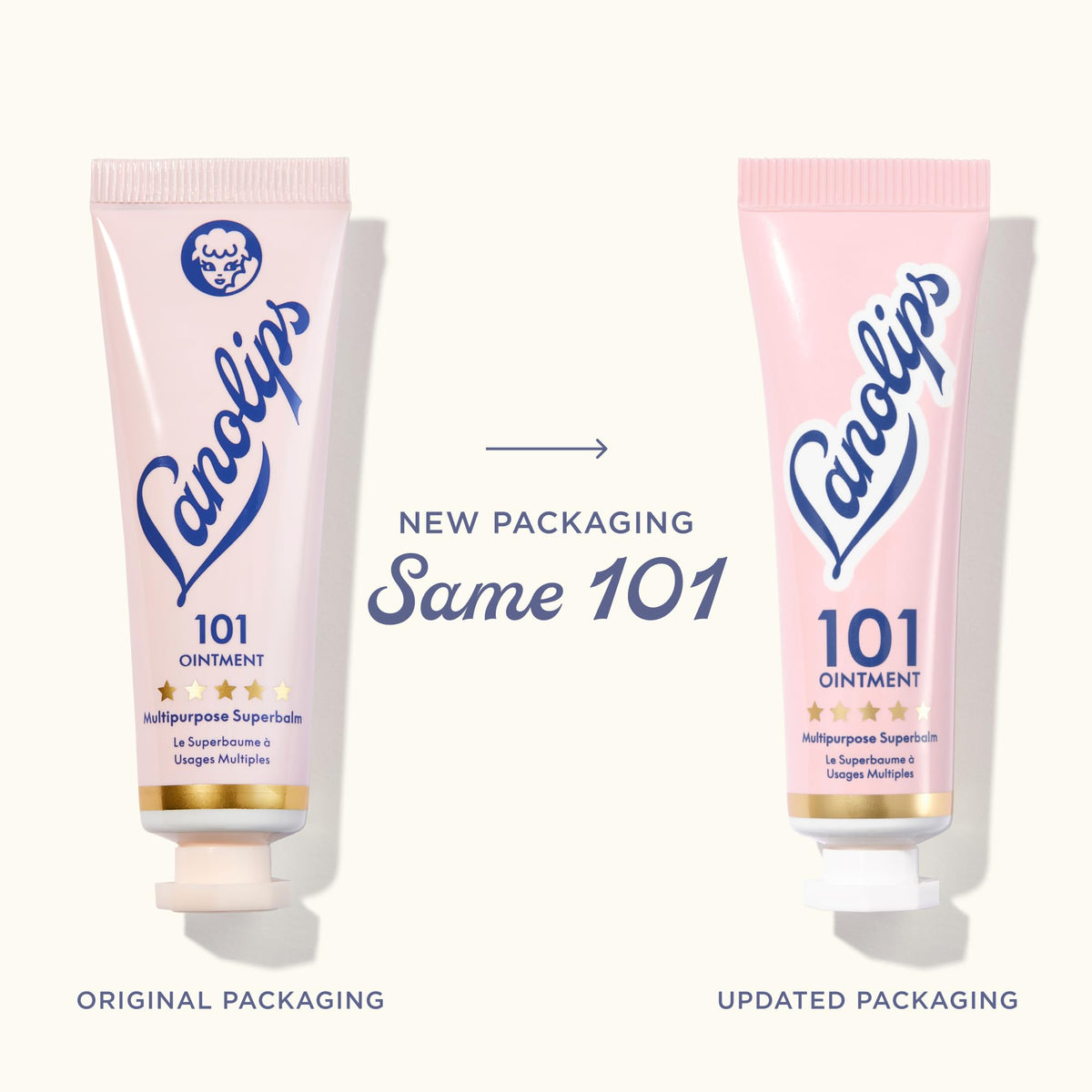 Lanolips open tin texture closeup highlighting thick moisturizing balm