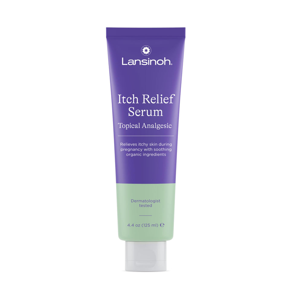 Lansinoh front packaging showing 4.4 oz bottle and cooling benefit
