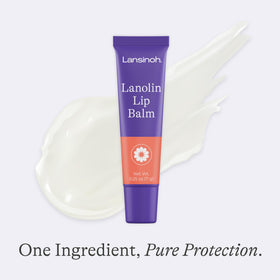 Lansinoh used outdoors illustrating protection from wind and cold