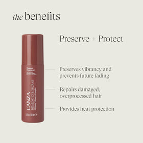L’ANZA shampoo bottle close-up highlighting label and gentle color-safe cleanse benefit