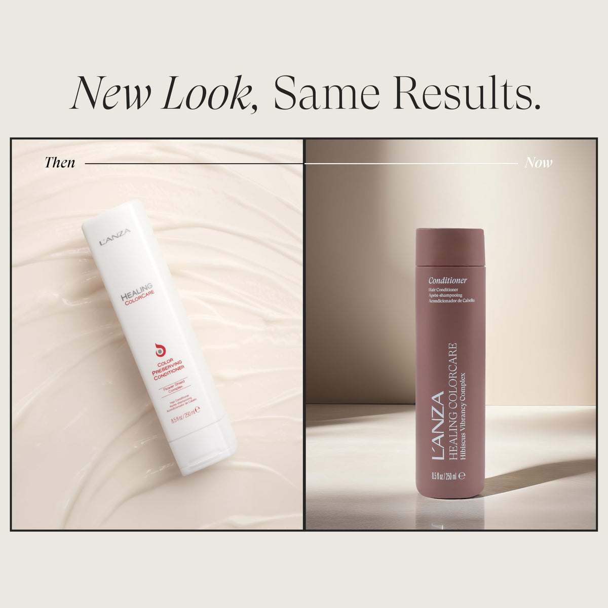 L’ANZA close-up label highlighting formula benefits and clarity