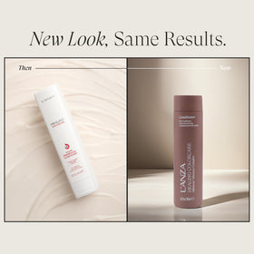 L’ANZA close-up label highlighting formula benefits and clarity