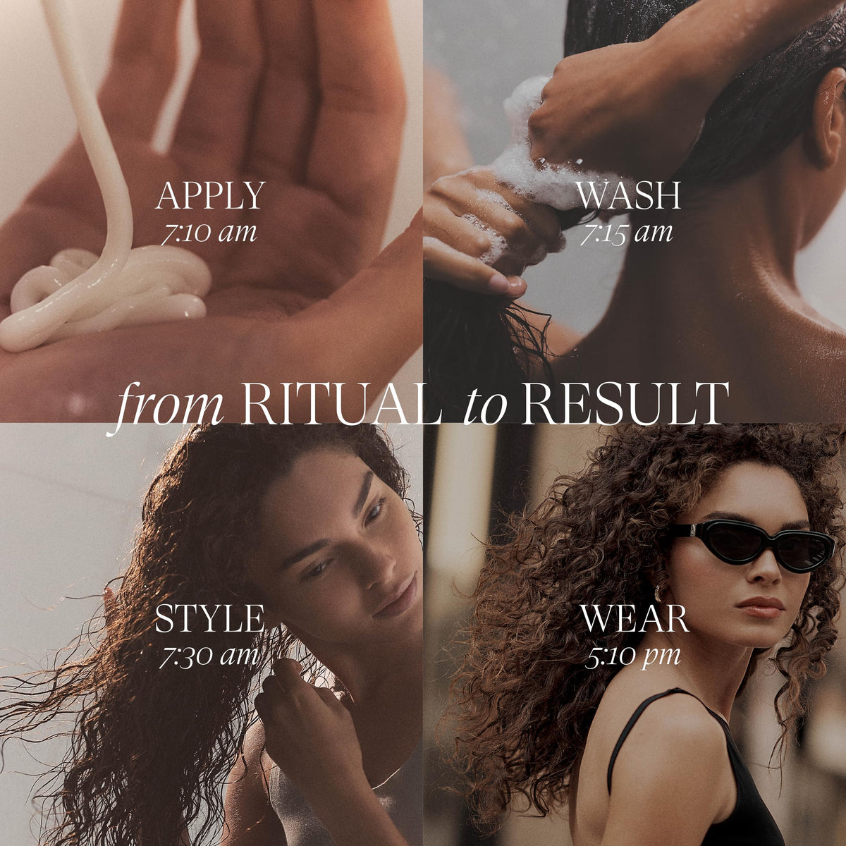 L’ANZA creamy lather texture demonstrating gentle cleansing