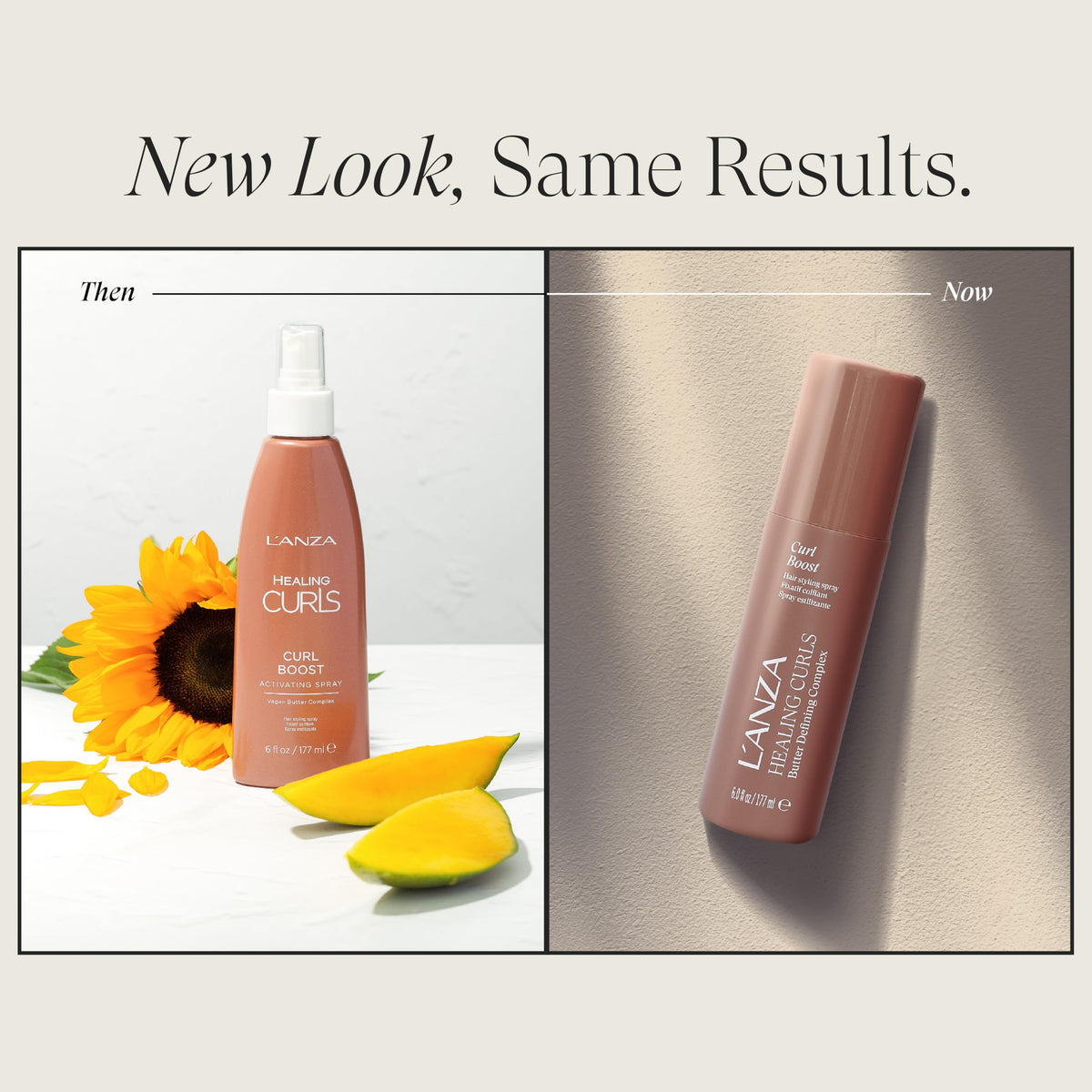L’ANZA spray mist in motion demonstrating even application and lightweight coverage
