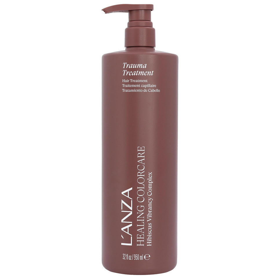 L’ANZA front bottle showing label and size, highlights color protection benefit