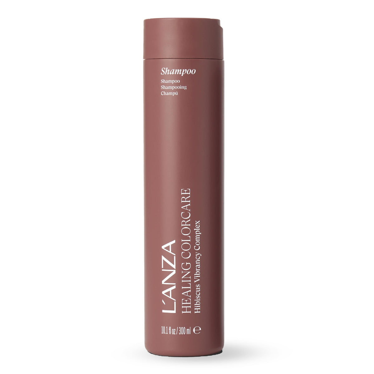 L’ANZA front bottle showing product and vibrant color preservation benefit