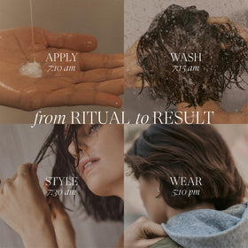 L’ANZA hibiscus and keratin ingredients visual indicating repair benefits