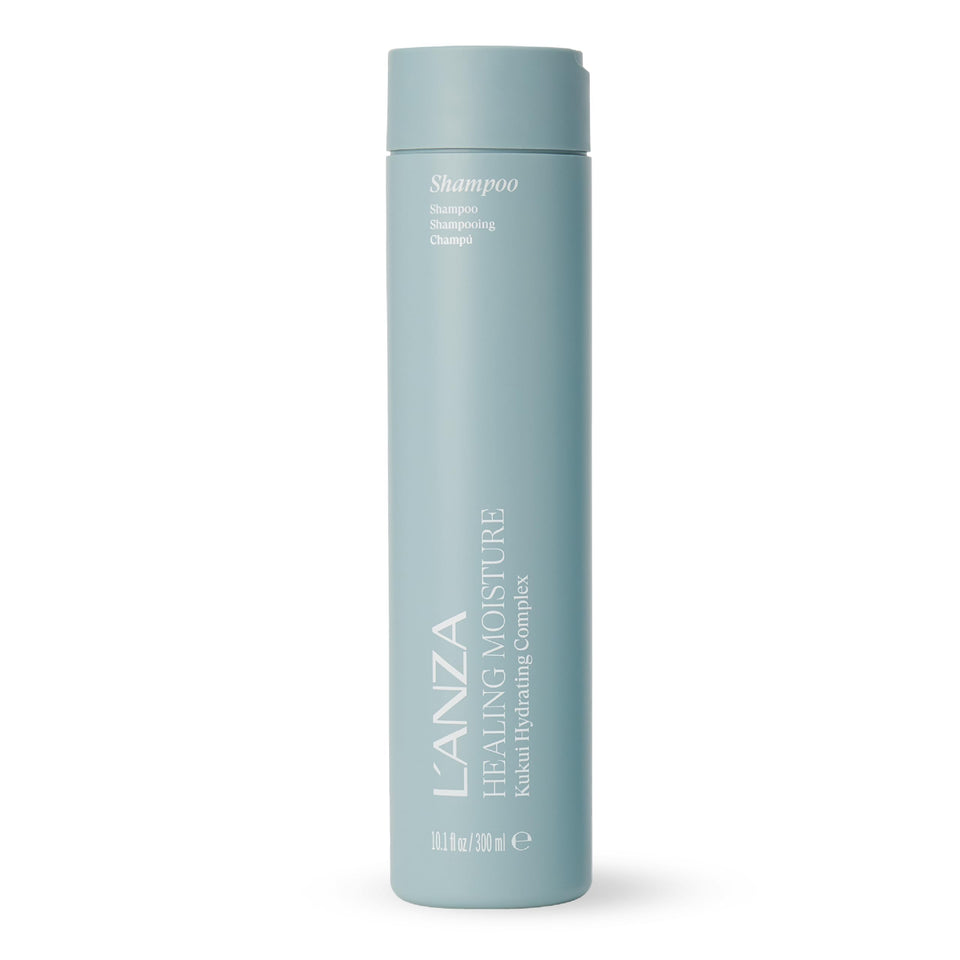 L’ANZA front bottle showing label and hydrating benefits