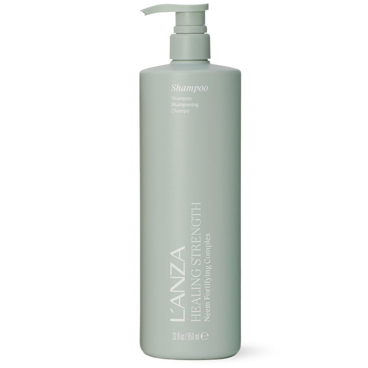 L’ANZA front bottle shot showing label and large 33.8 oz size for value