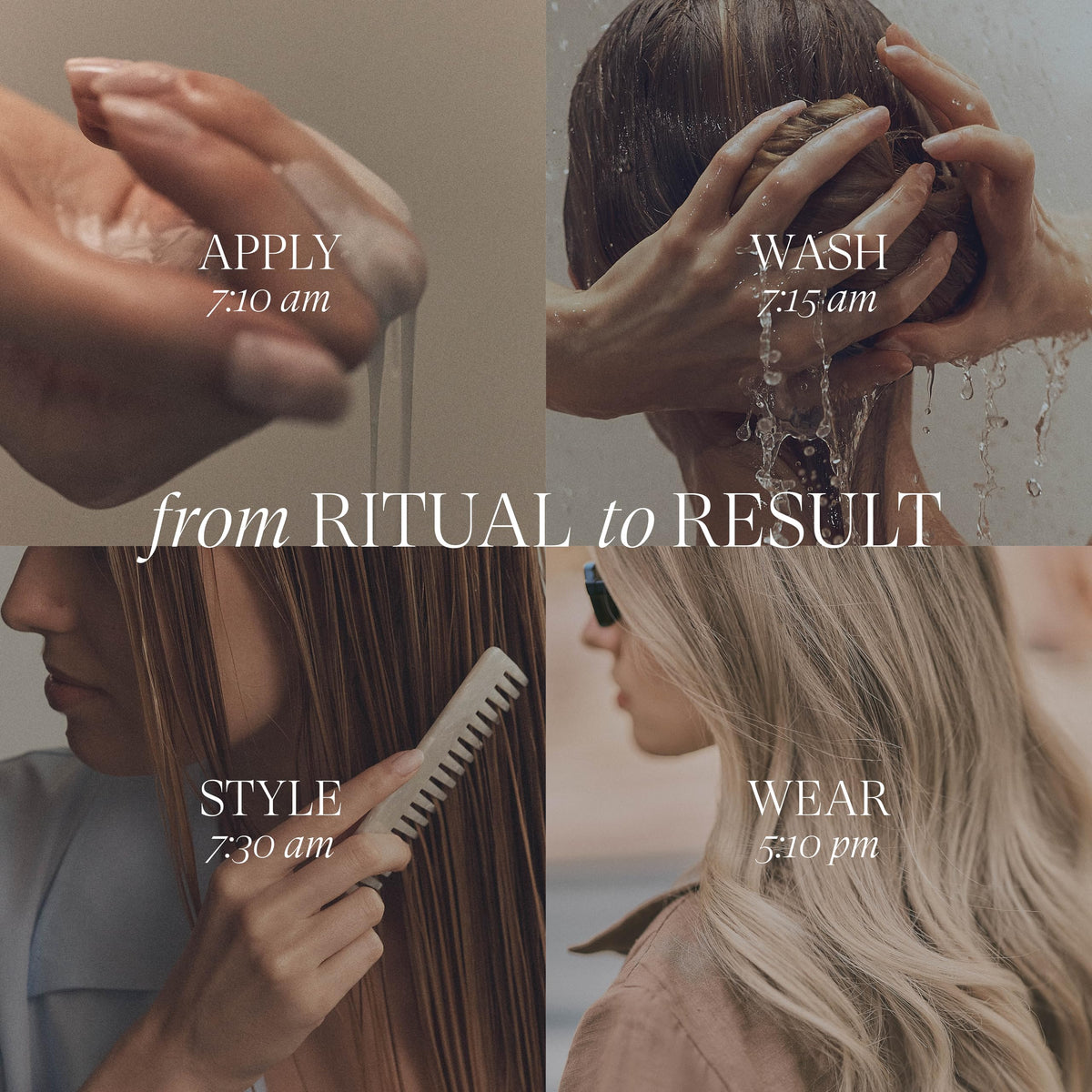 L’ANZA liquid texture close-up showing rich consistency for effective cleansing