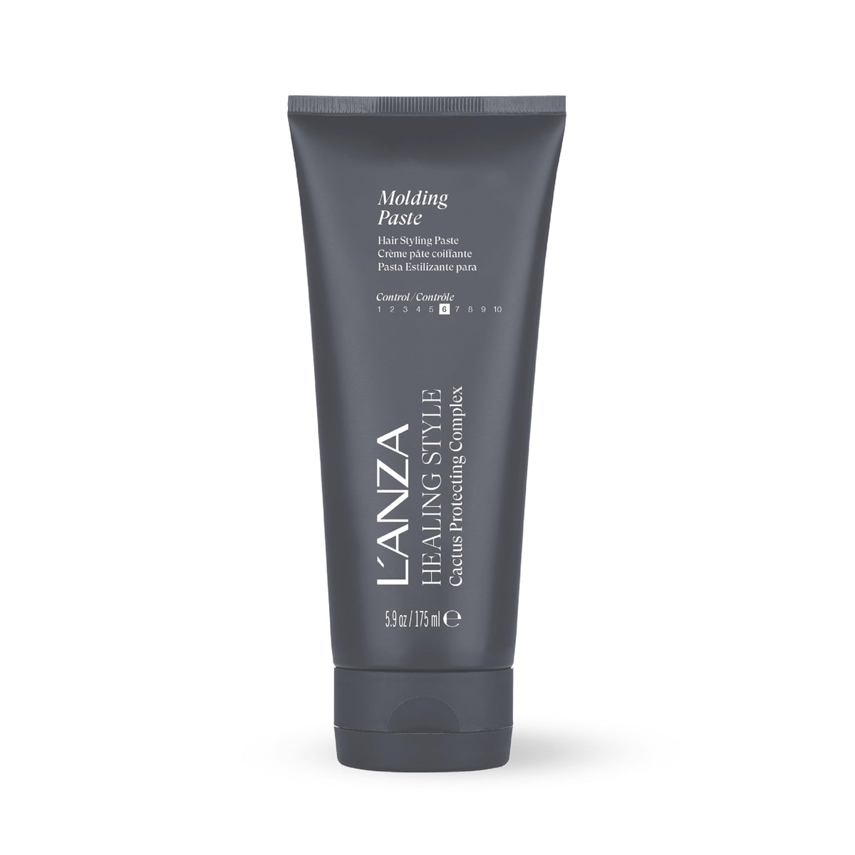 L'ANZA front packaging showing product and benefit of medium hold