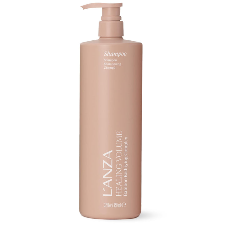 L’ANZA bottle front label showing product name and benefits, clear branding and full-size view