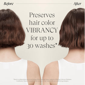 L’ANZA hibiscus vibrancy complex ingredient graphic indicating color-strengthening benefit