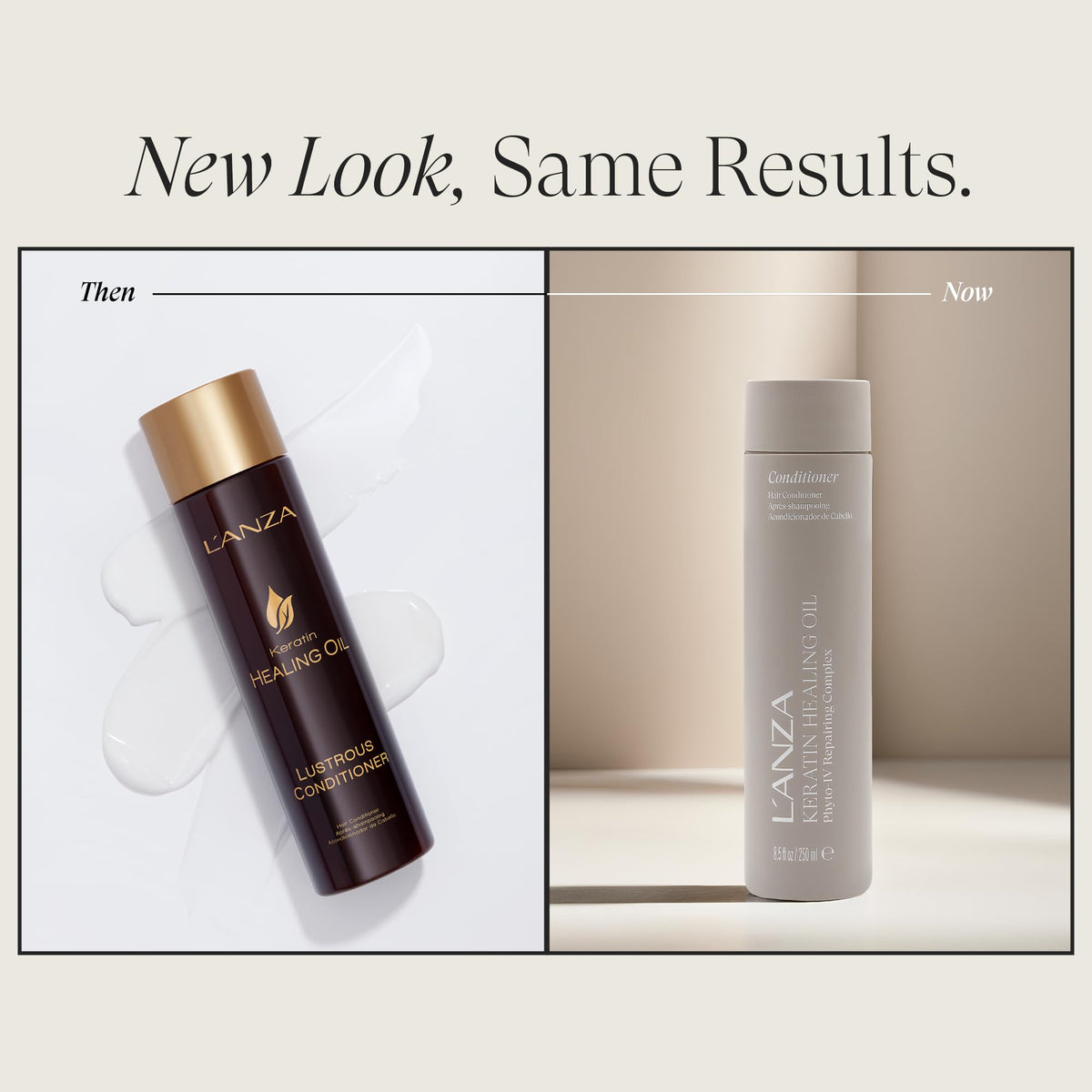 L’ANZA back label detailing ingredients and usage benefiting routine