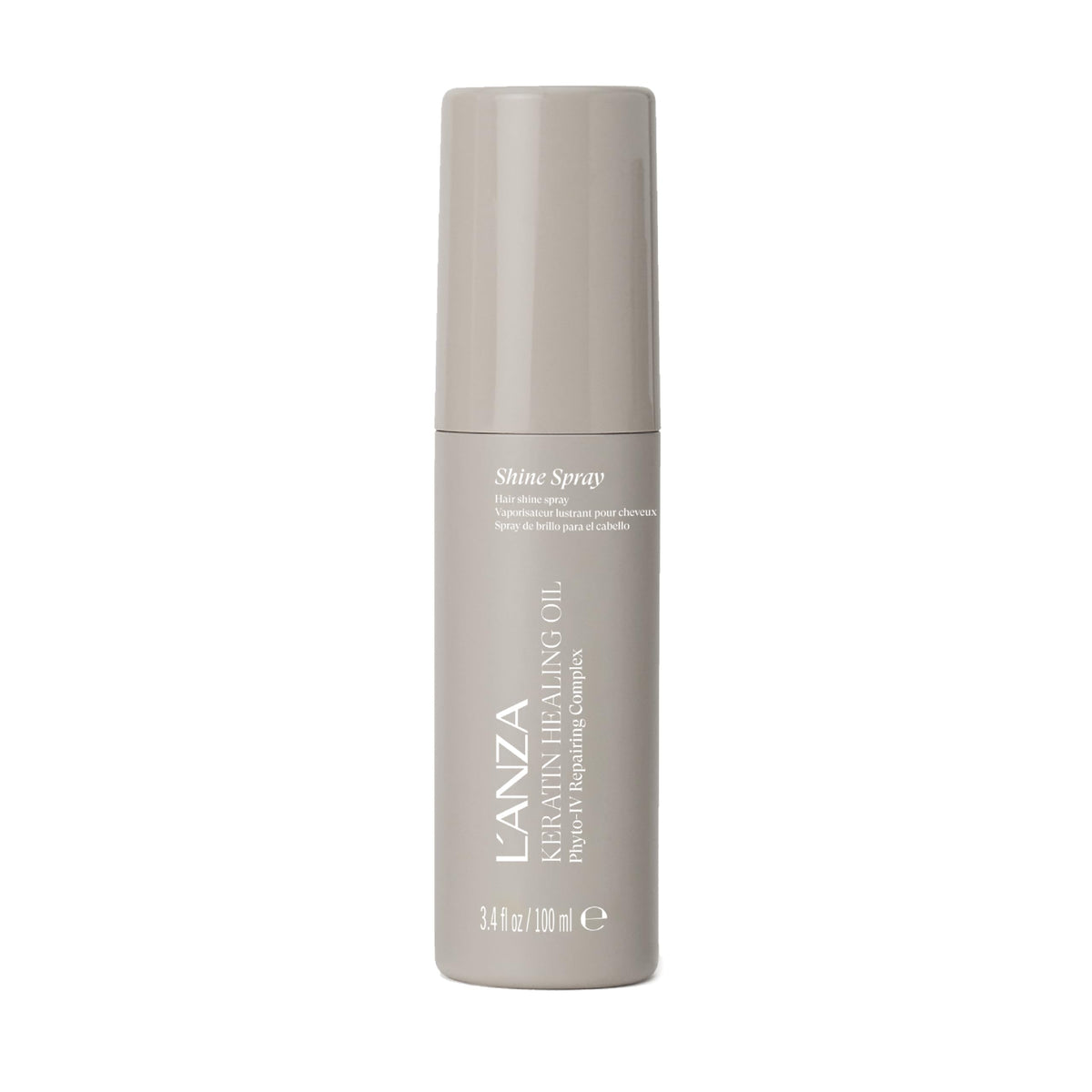 L’ANZA bottle front packaging shows product identity and benefits