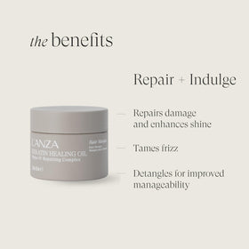 L’ANZA open jar texture revealing rich masque for intense moisture