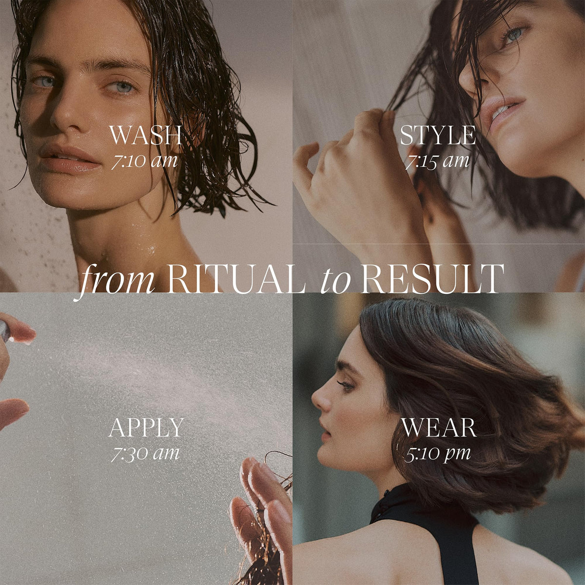 L’ANZA label close-up highlighting keratin and bamboo for strengthening benefits