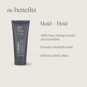 L'ANZA paste texture close-up highlighting lightweight, workable finish