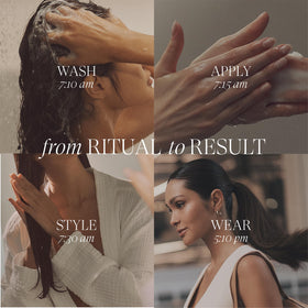 L'ANZA paste in hands demonstrating even application and control