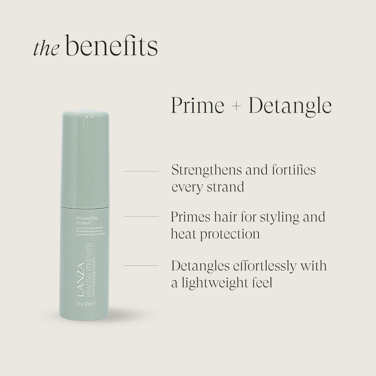 L’ANZA primer texture close-up illustrating lightweight, non-greasy finish