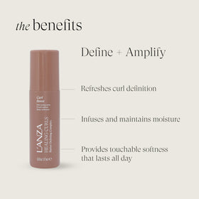 L’ANZA close-up label highlighting key ingredients and formula benefits