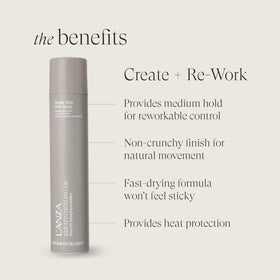 L’ANZA fine spray mist texture adding shine and softness