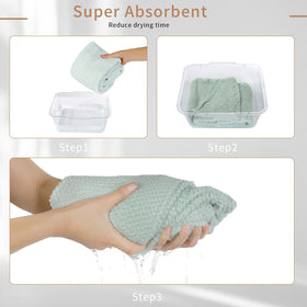 Laojbaba towel in gym bag illustrates travel-ready convenience and portability
