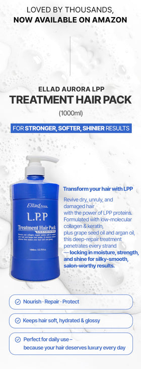 LAON90 tub on bathroom shelf showing salon-quality routine at home benefit