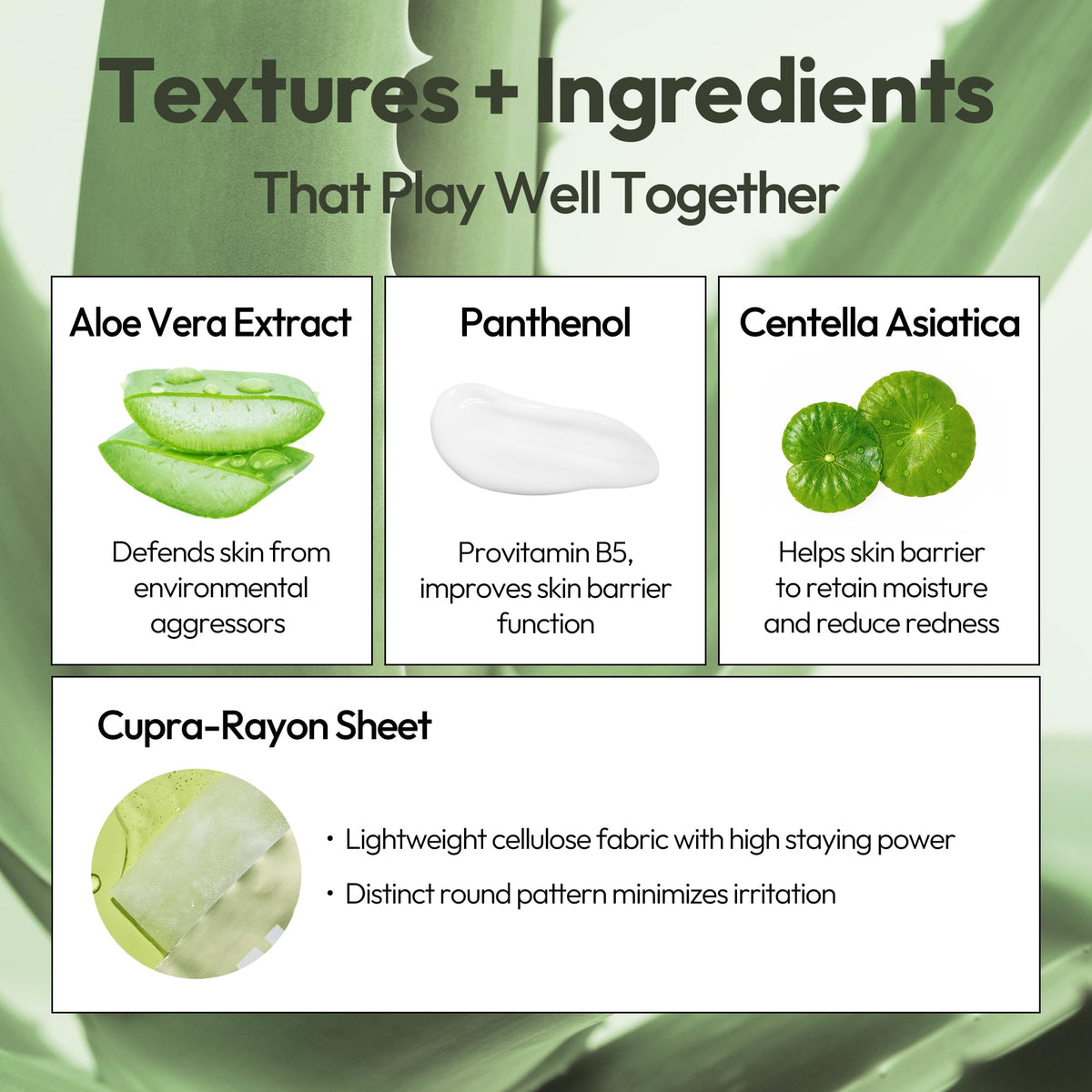 LAPCOS mask serum texture poured to show lightweight moisturizing benefit