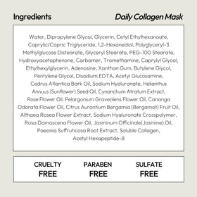 LAPCOS label close-up highlighting collagen, peptides, and adenosine