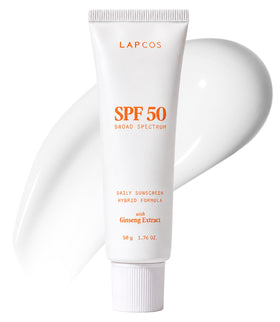 LAPCOS front packaging showing SPF50 and benefits for daily protection