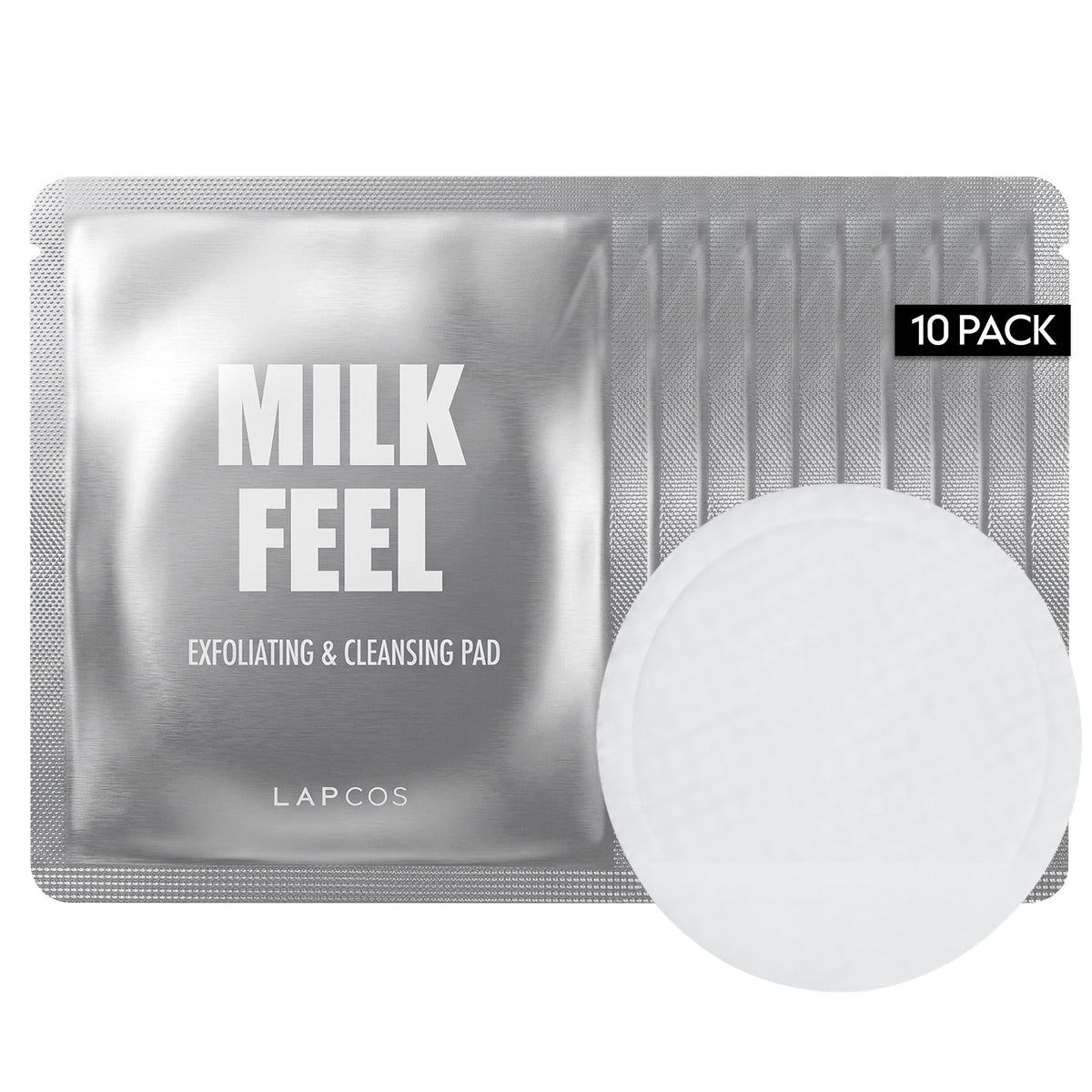 LAPCOS front packaging showing 10-pack and brightening benefit