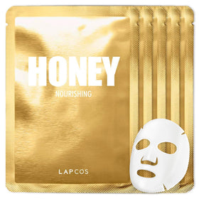 LAPCOS front packaging showing honey sheet mask benefits and clean design