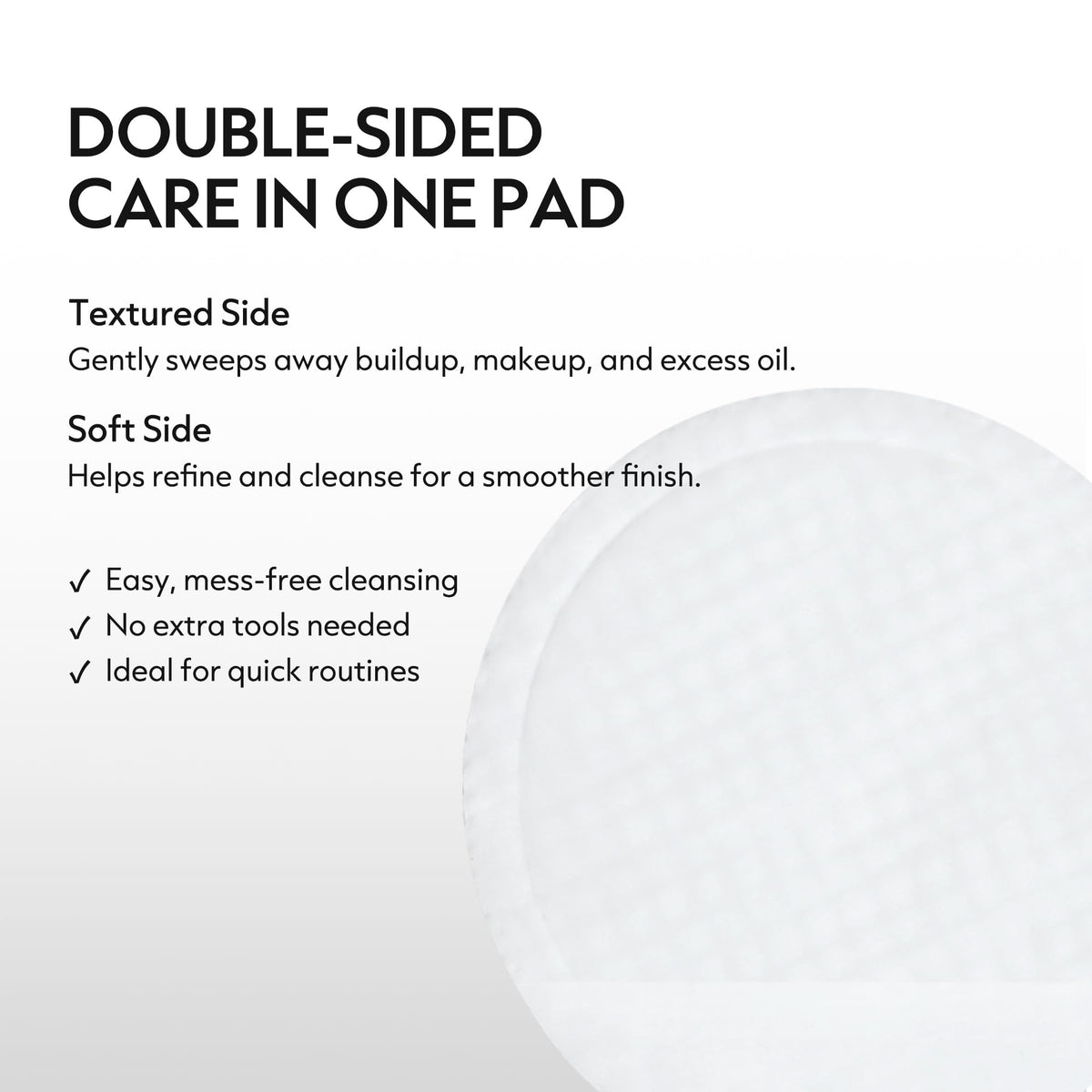 LAPCOS pad in hand demonstrating size and easy application benefit