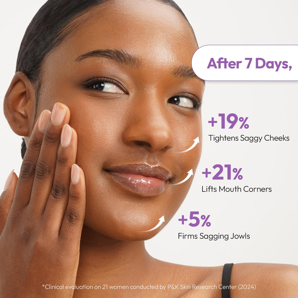 LAPCOS serum texture on skin illustrating fast hydration benefit