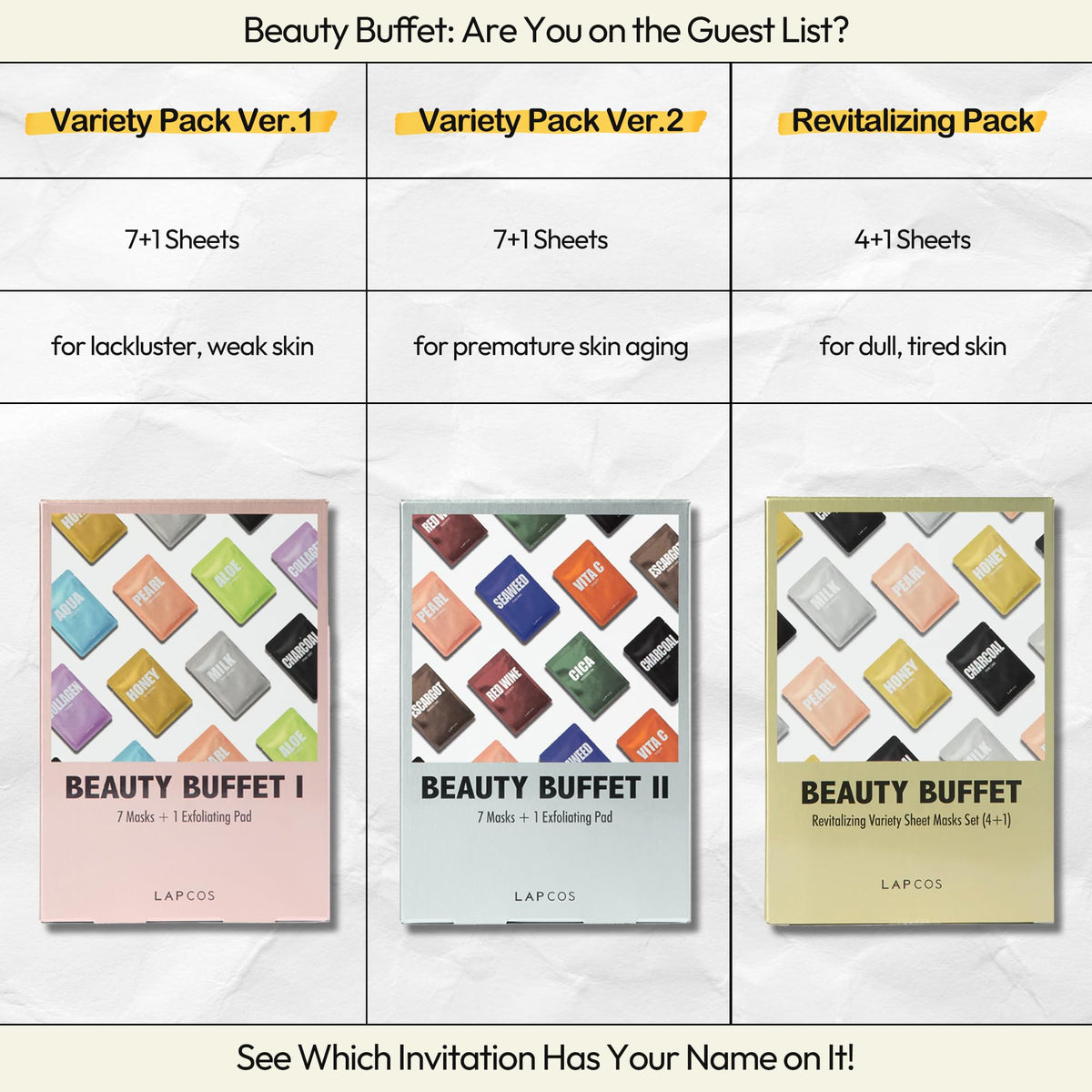 LAPCOS step-by-step morning routine using pad then sheet mask