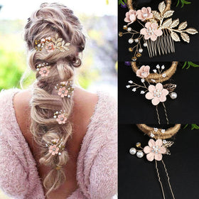 LAPOHI comb teeth with rhinestones demonstrating secure hold and sparkle