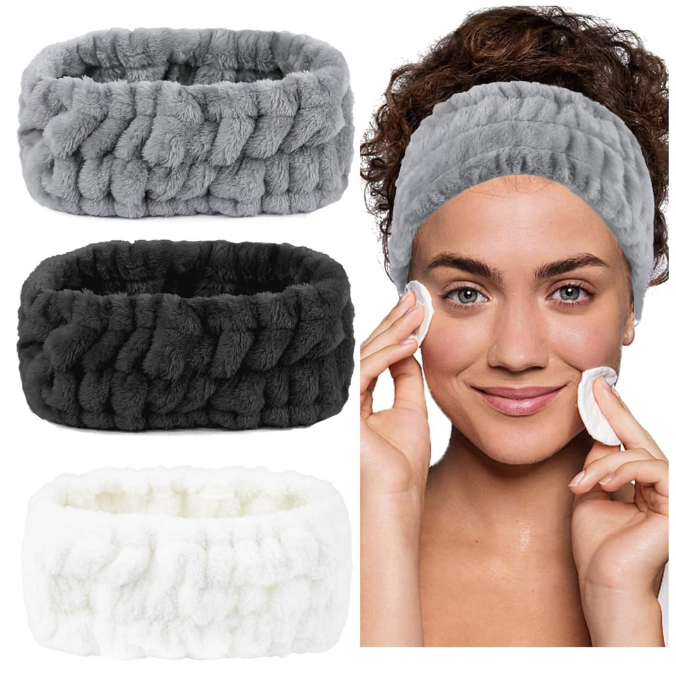 LAPOHI three headbands front view showing colors and neat storage benefit