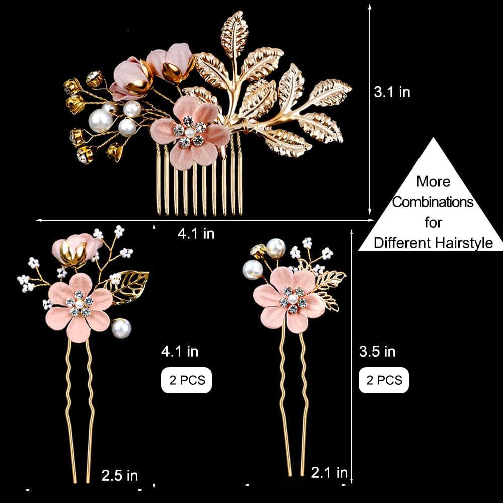 LAPOHI pins used in a bridal low chignon for polished, long-lasting style