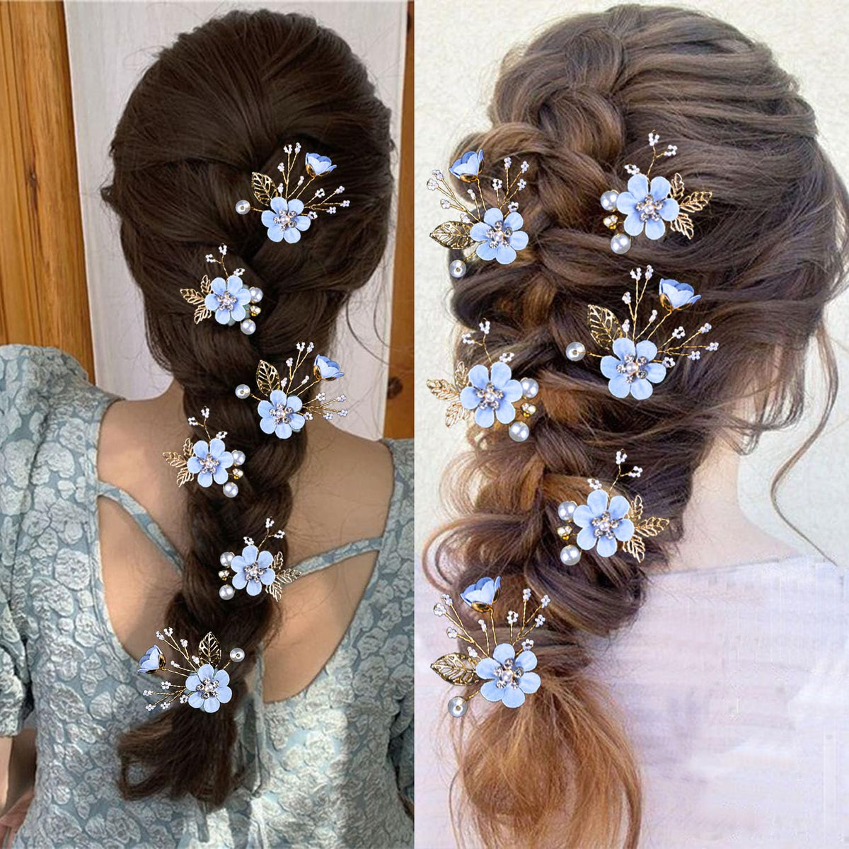 LAPOHI hair pins in a bride's updo, secure hold and decorative flair