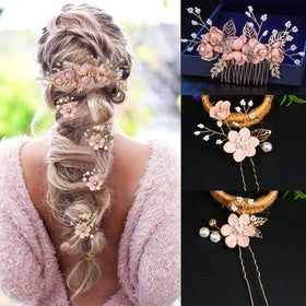 LAPOHI hair pins placed in an updo showcasing visual accents and hold